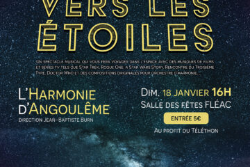 Affiche Concert Vers les Étoiles 18 Janvier 2026 à 16h Salle des fêtes de Fléac